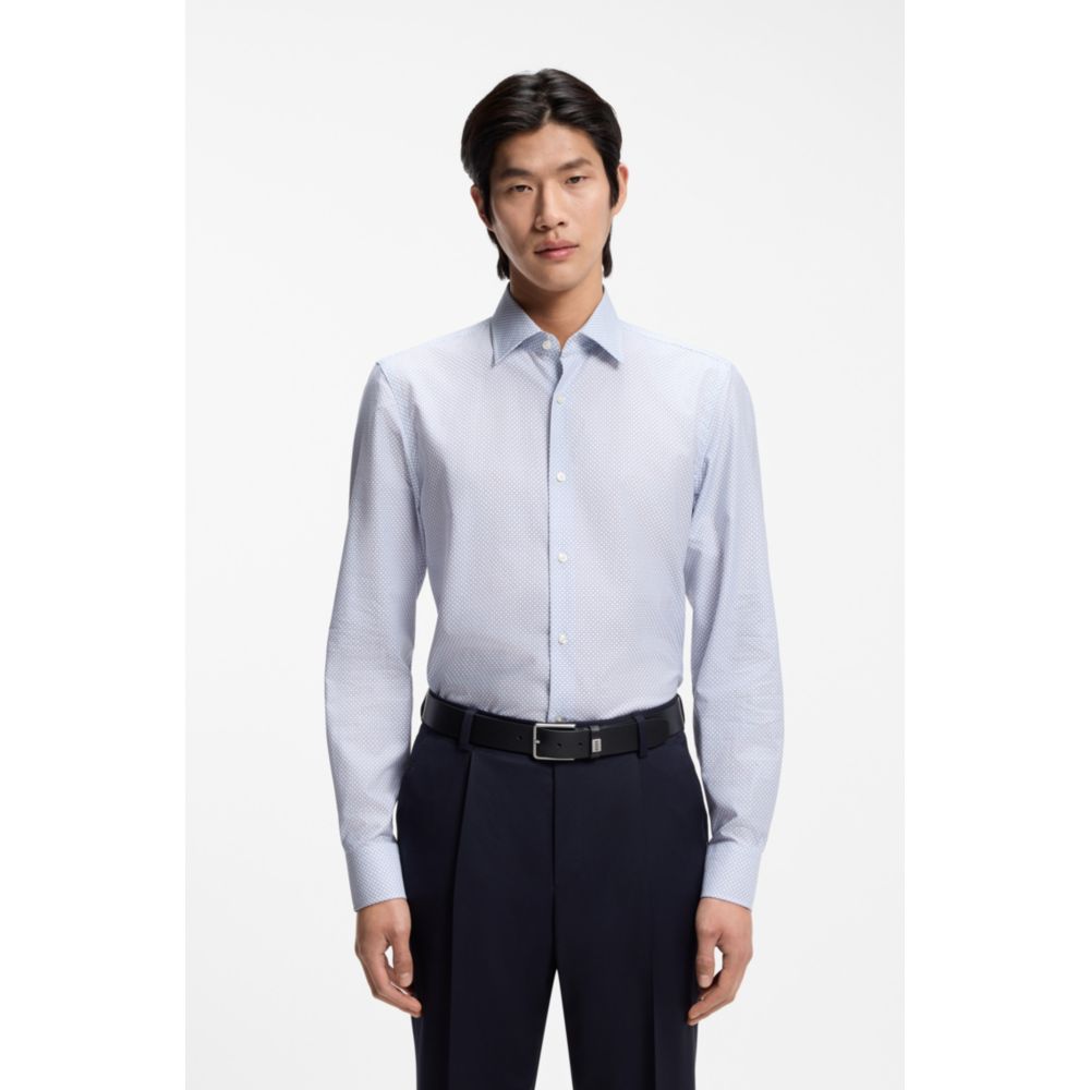 Camisa de corte ajustado con estampado