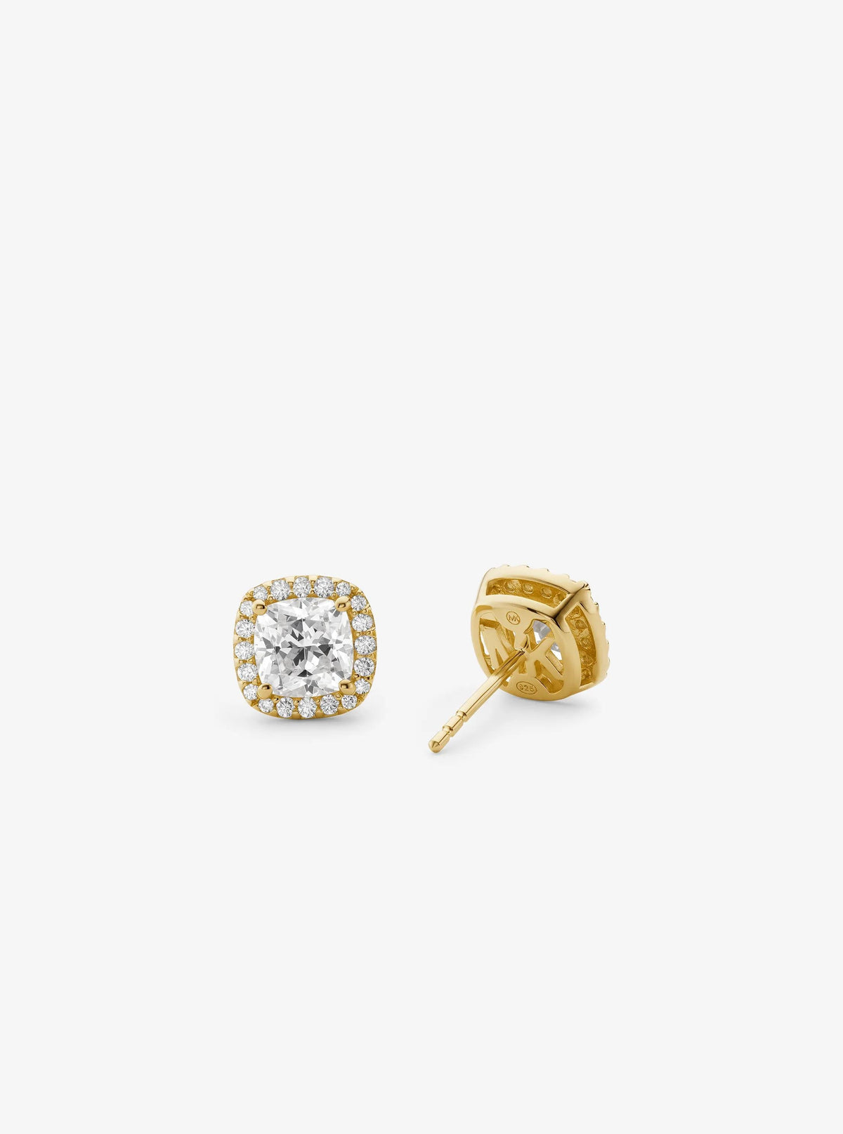 Aretes color plateado