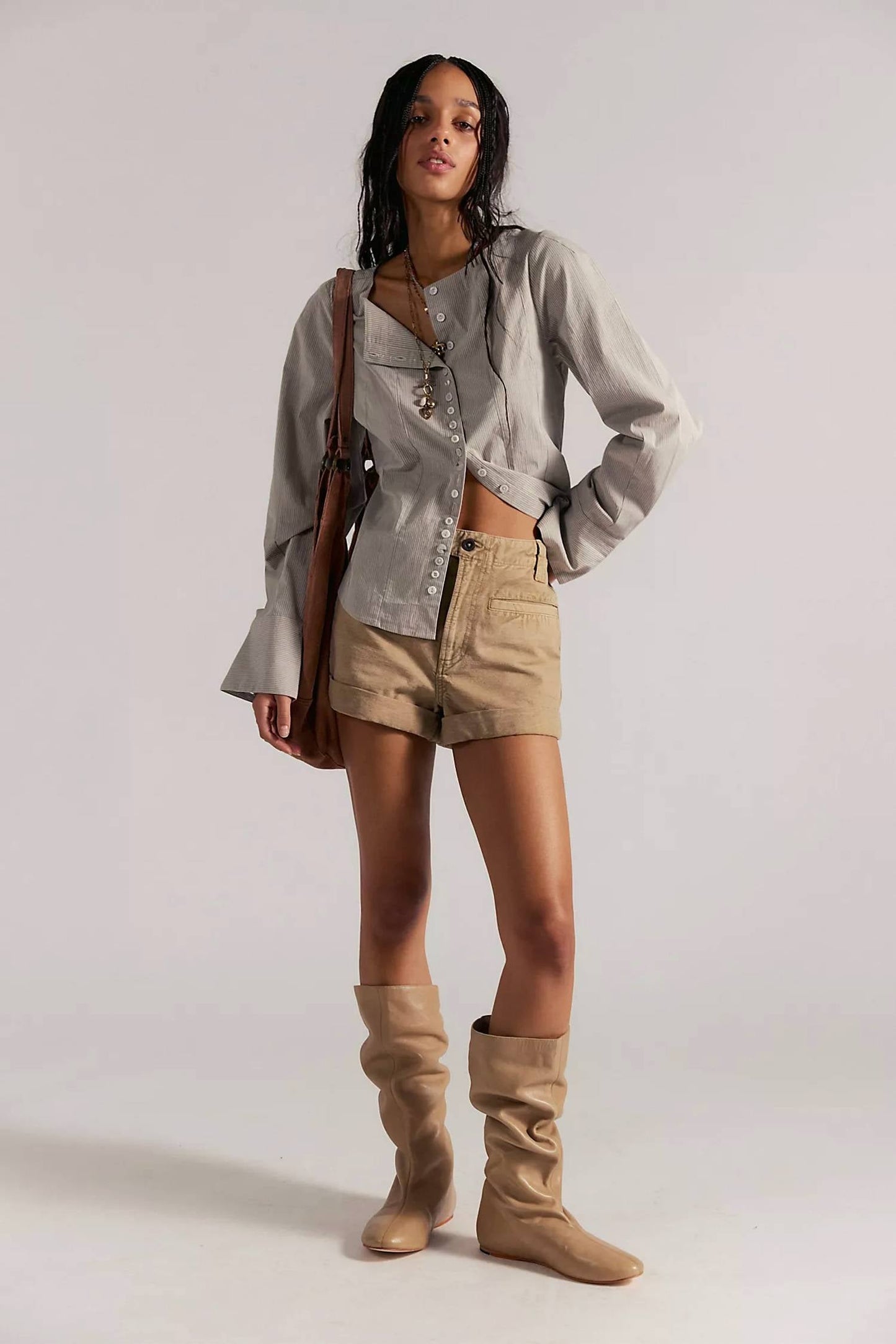 Short de tiro alto