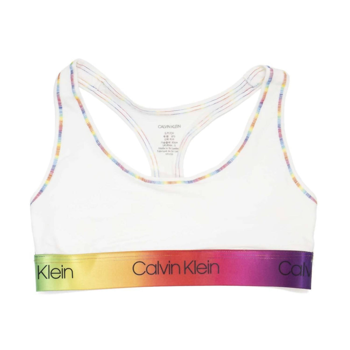 Bralette de mujer de algodón color blanco
