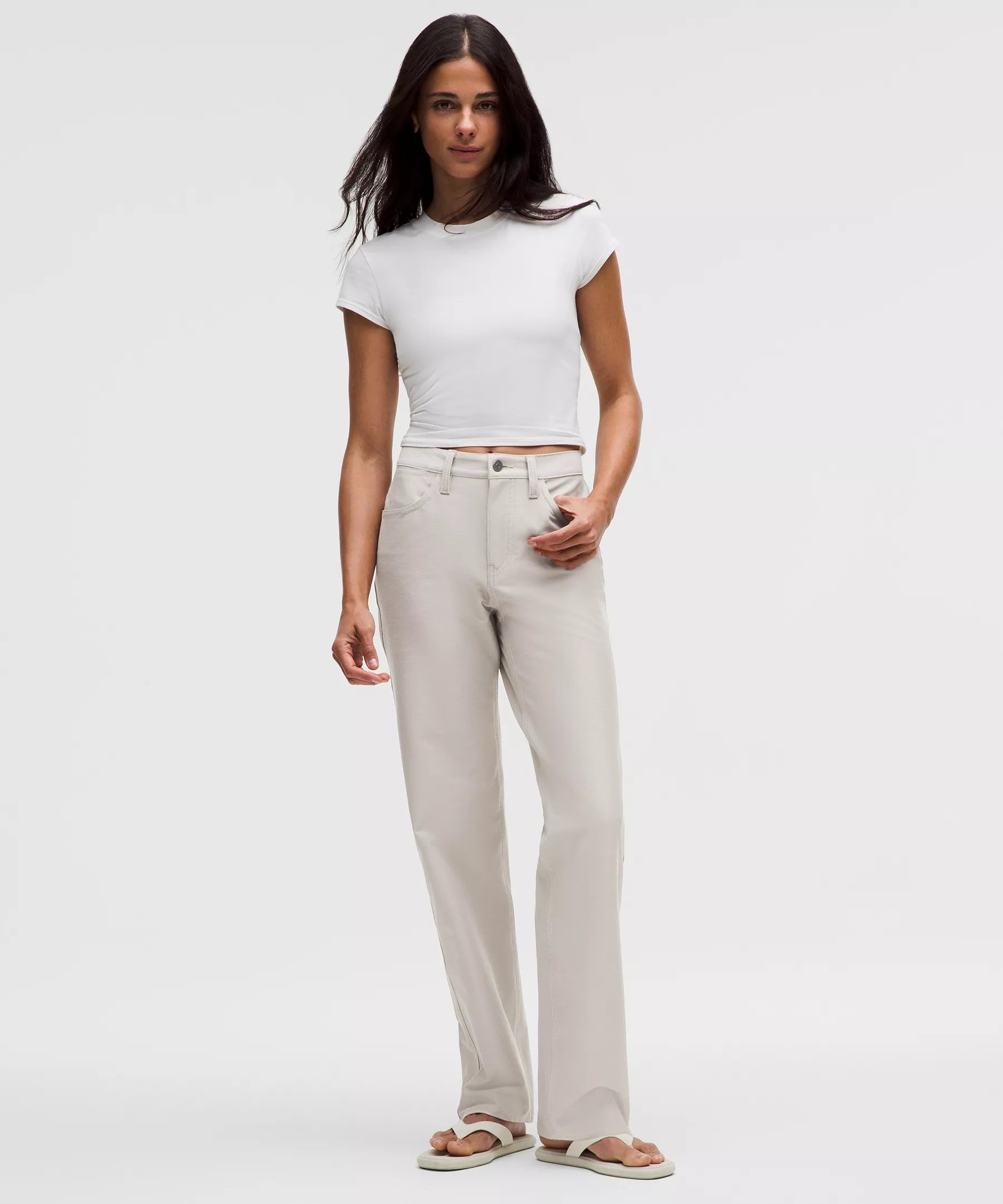 Pantalón de tiro medio