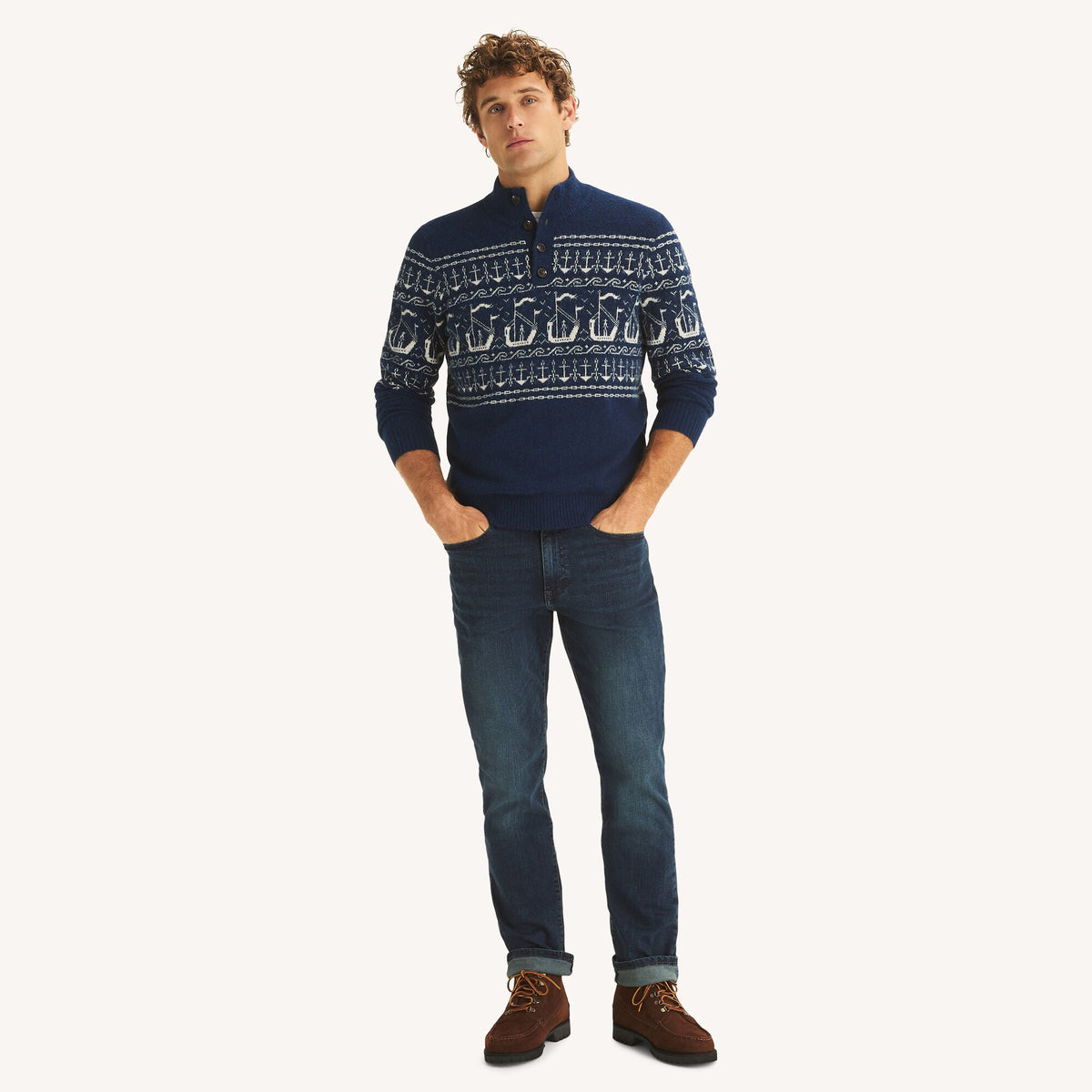 Pantalón de hombre de mezclilla