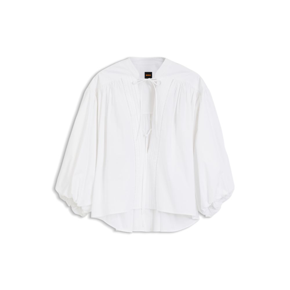 Blusa de algodón de corte amplio