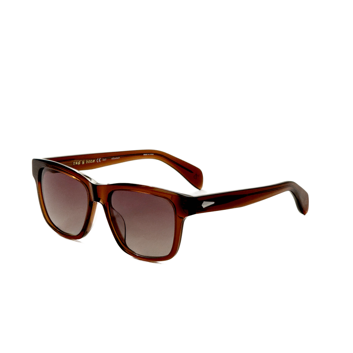 Gafas de sol de hombre 54 mm color café
