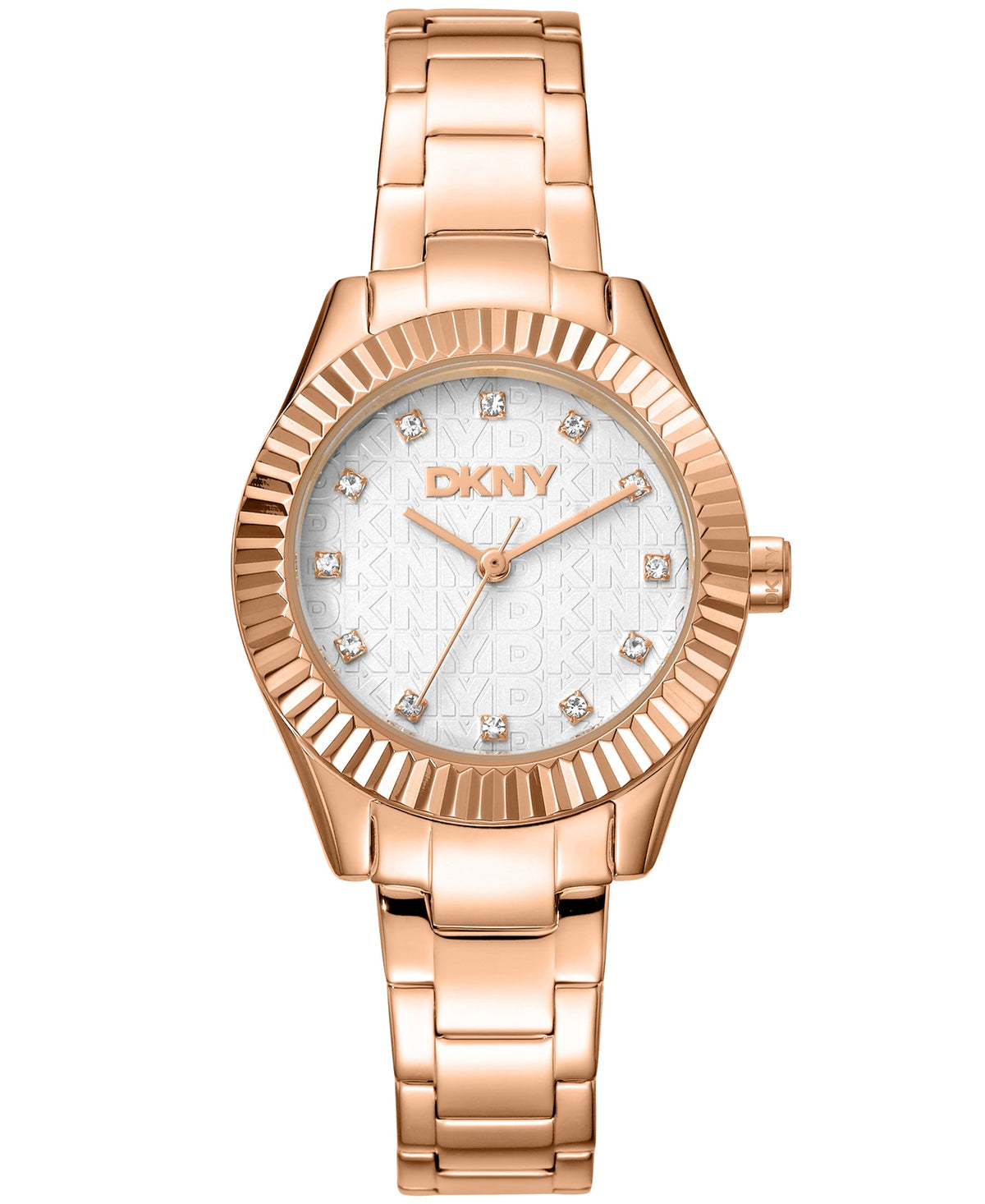Reloj de mujer color oro rosa y plateado