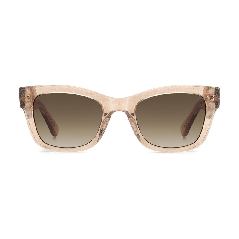 Gafas color café y rosado