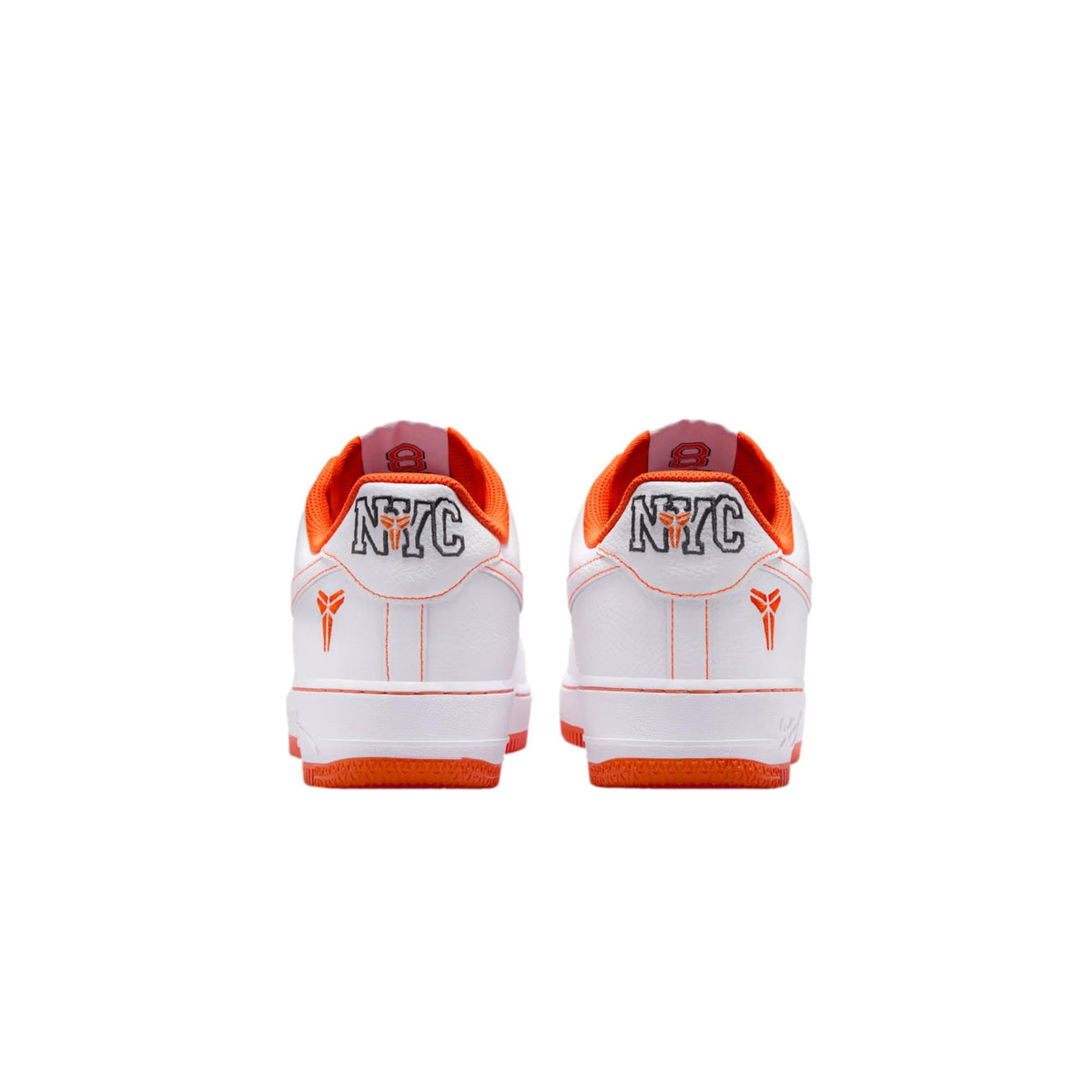 Calzado de hombre color blanco y naranja