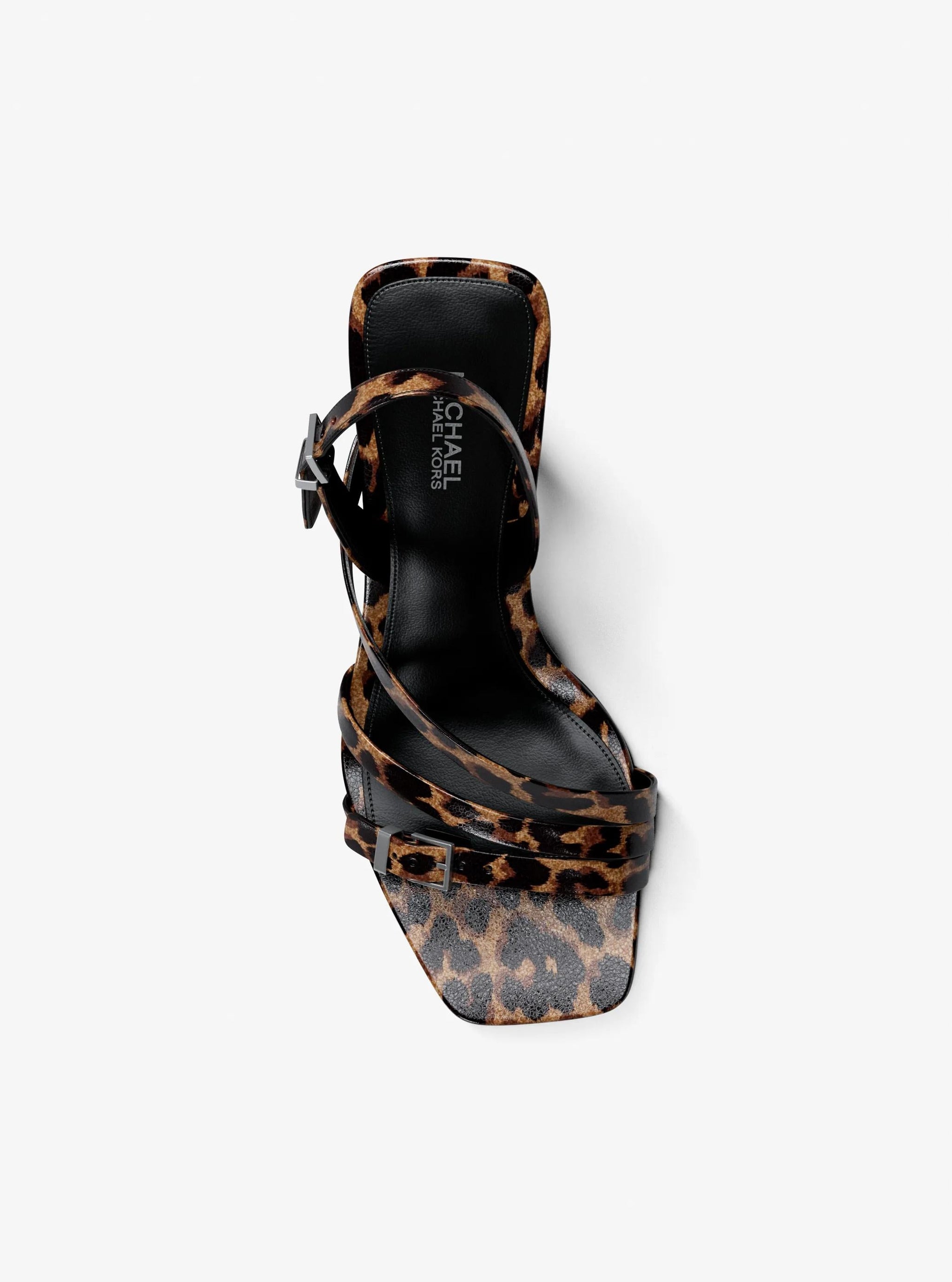 Sandalias con estampado animal