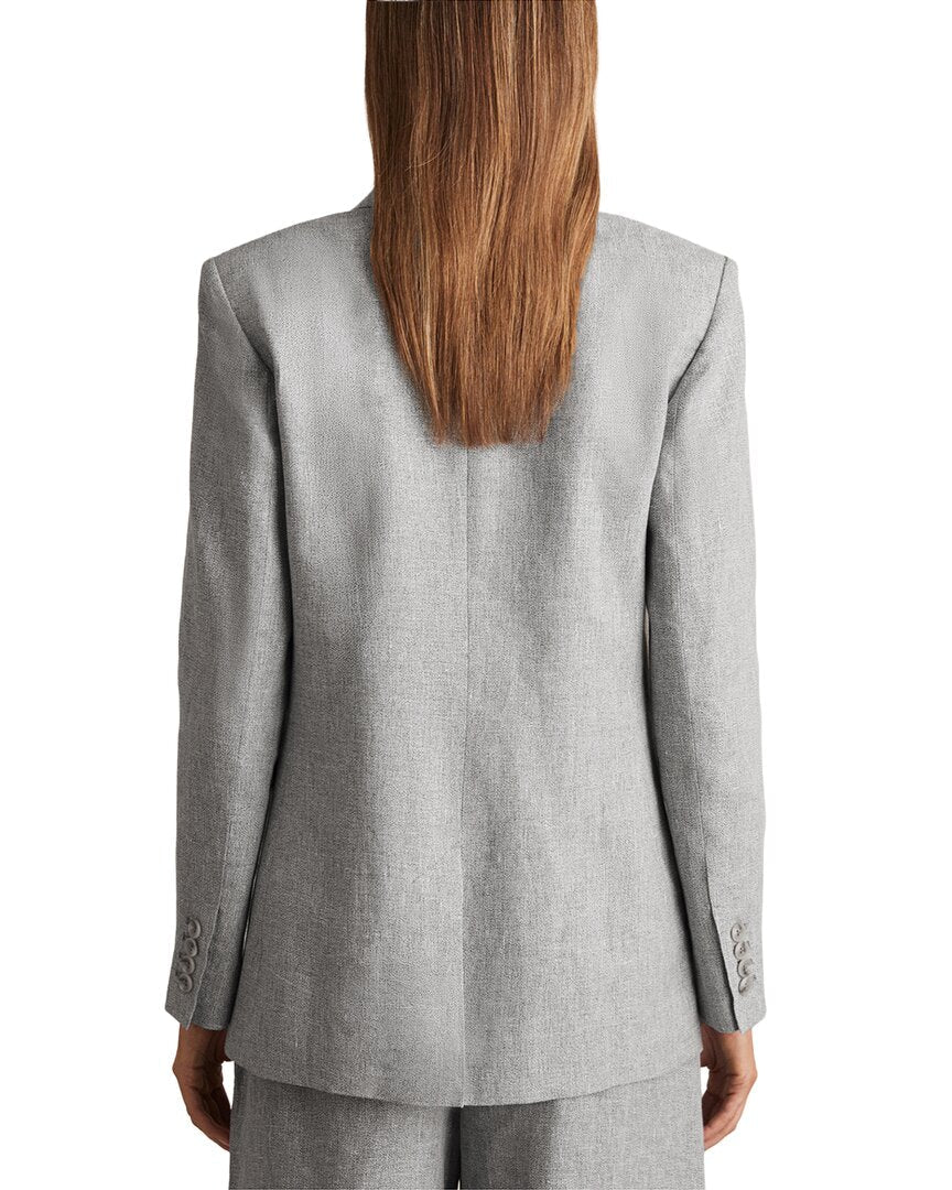 Chaqueta de mezcla de lino