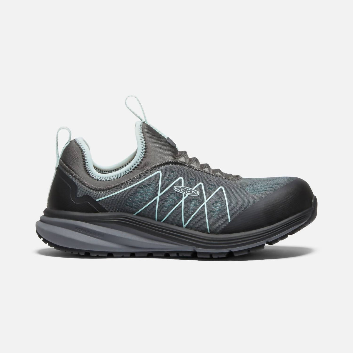 Tenis de mujer color azul y gris