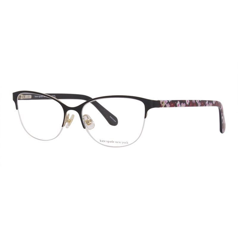 Gafas 53 mm color negro y dorado
