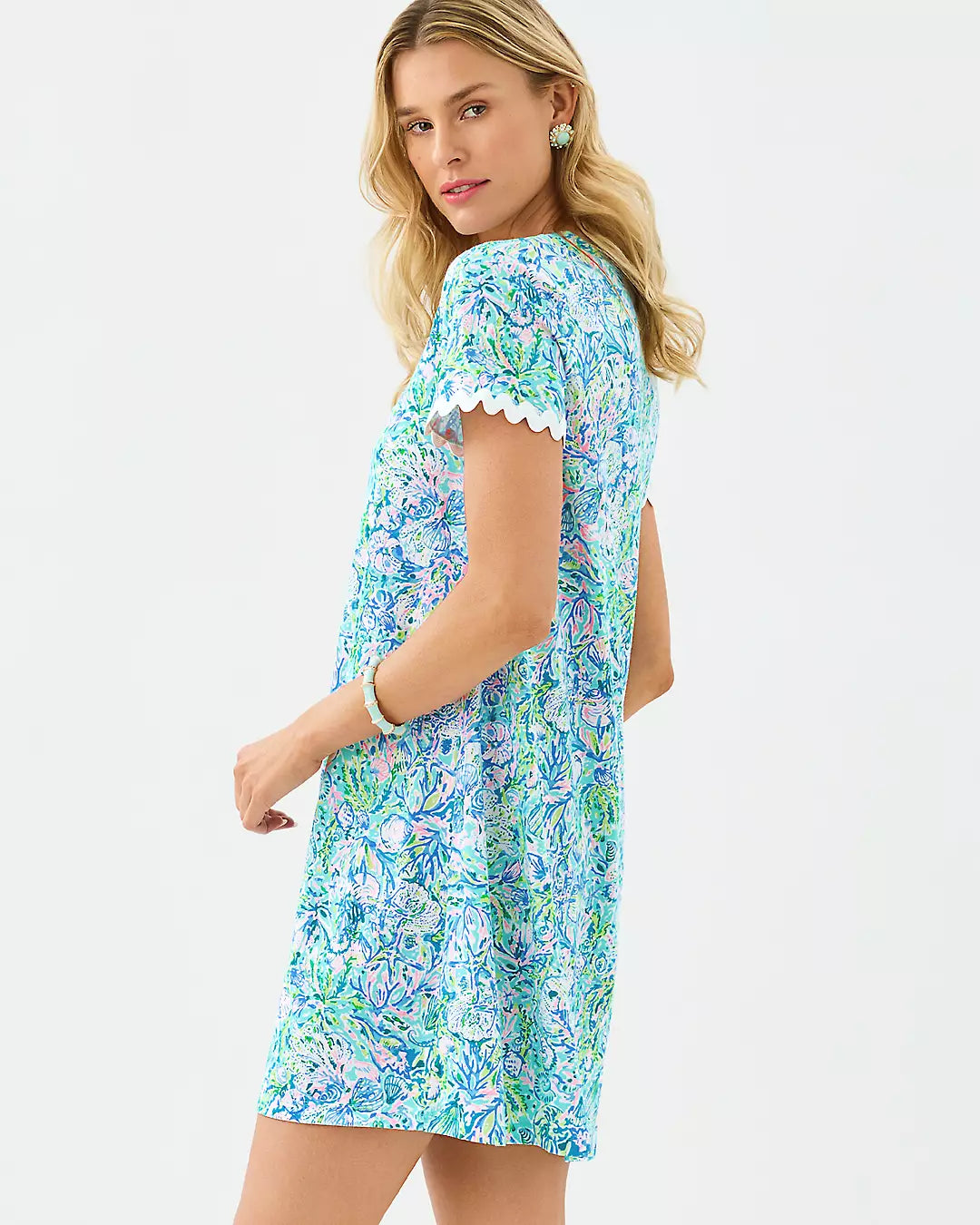 Vestido de manga corta