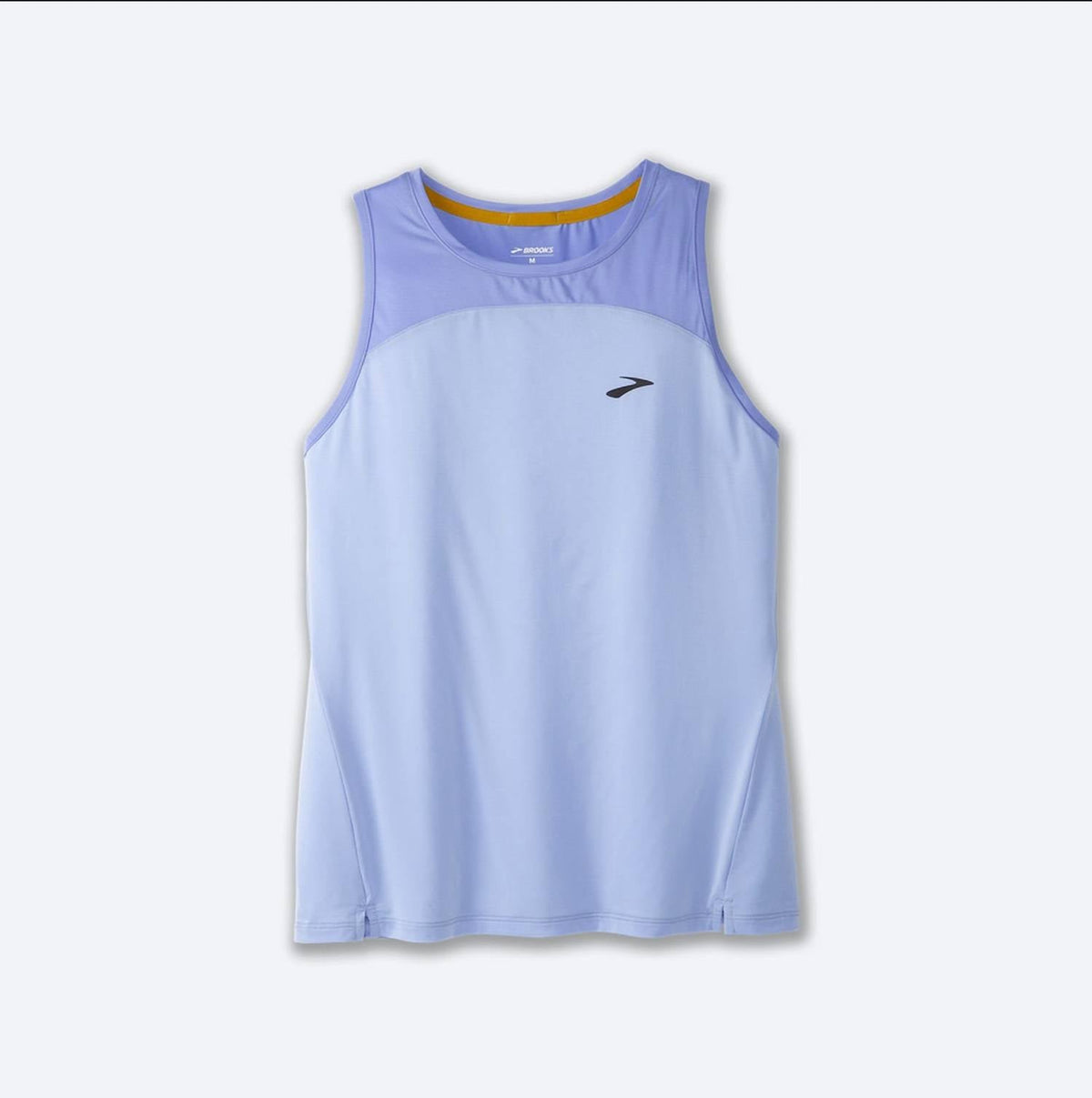 Camiseta sin mangas color azul y lavanda