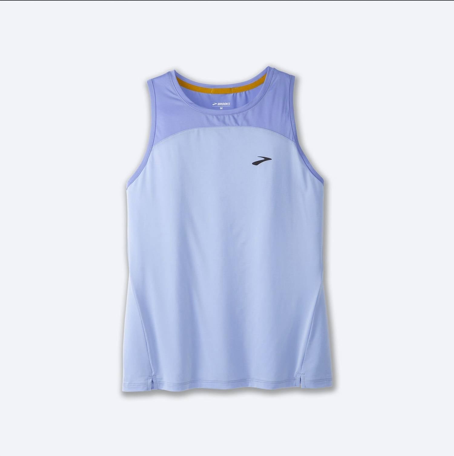 Camiseta sin mangas color azul y lavanda