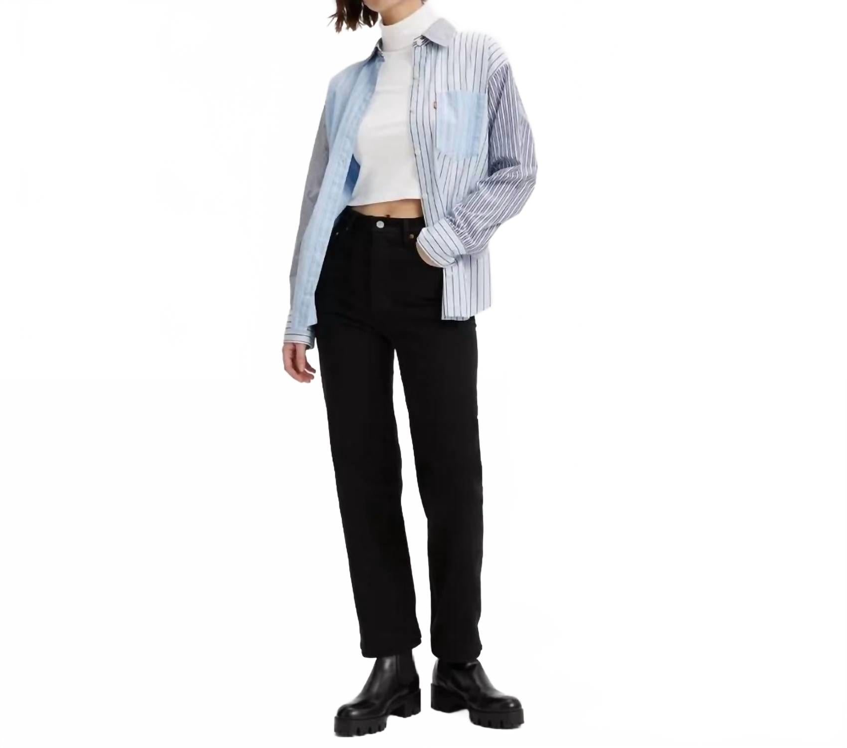 Jean color negro