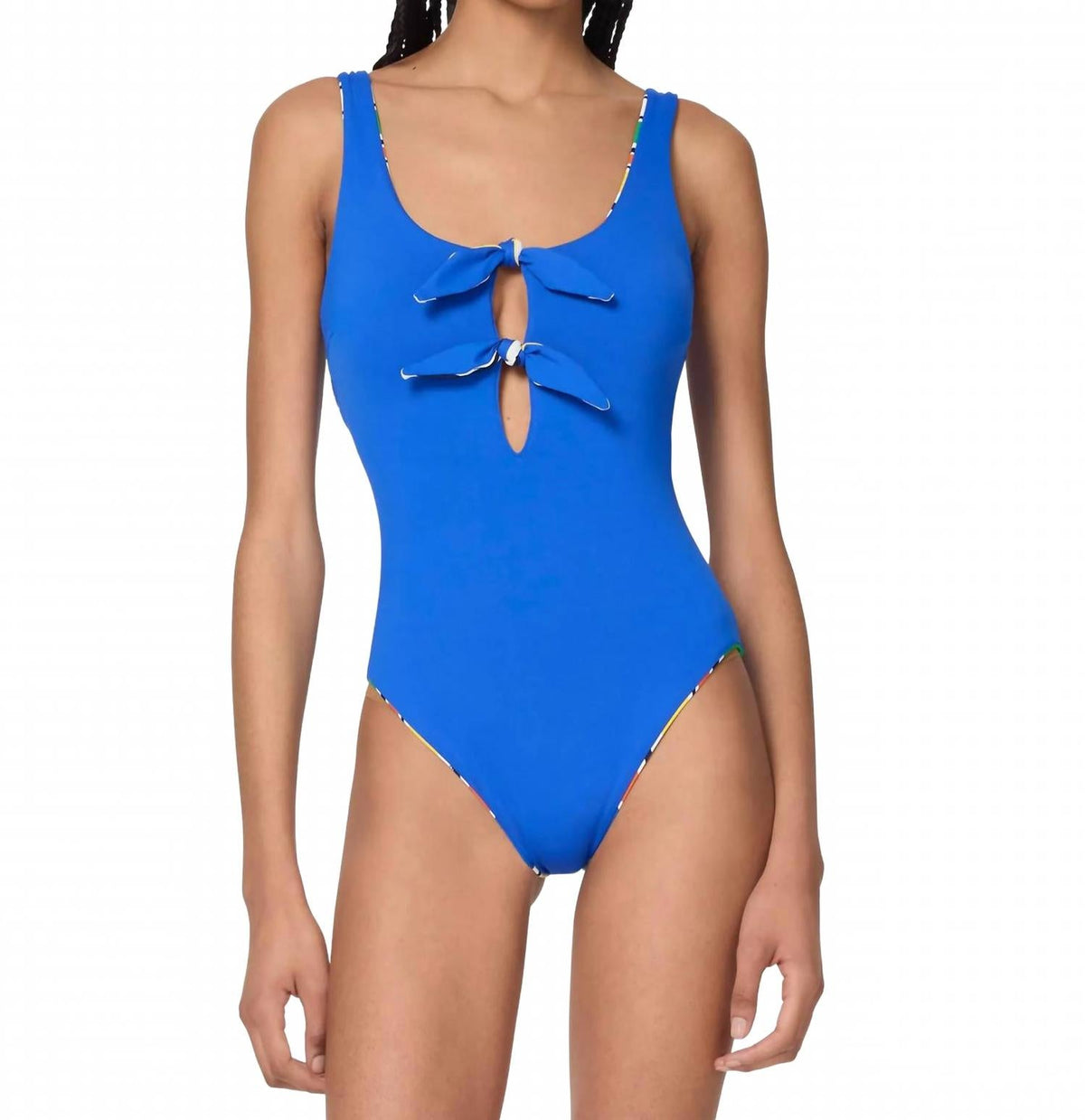 Vestido de baño color azul