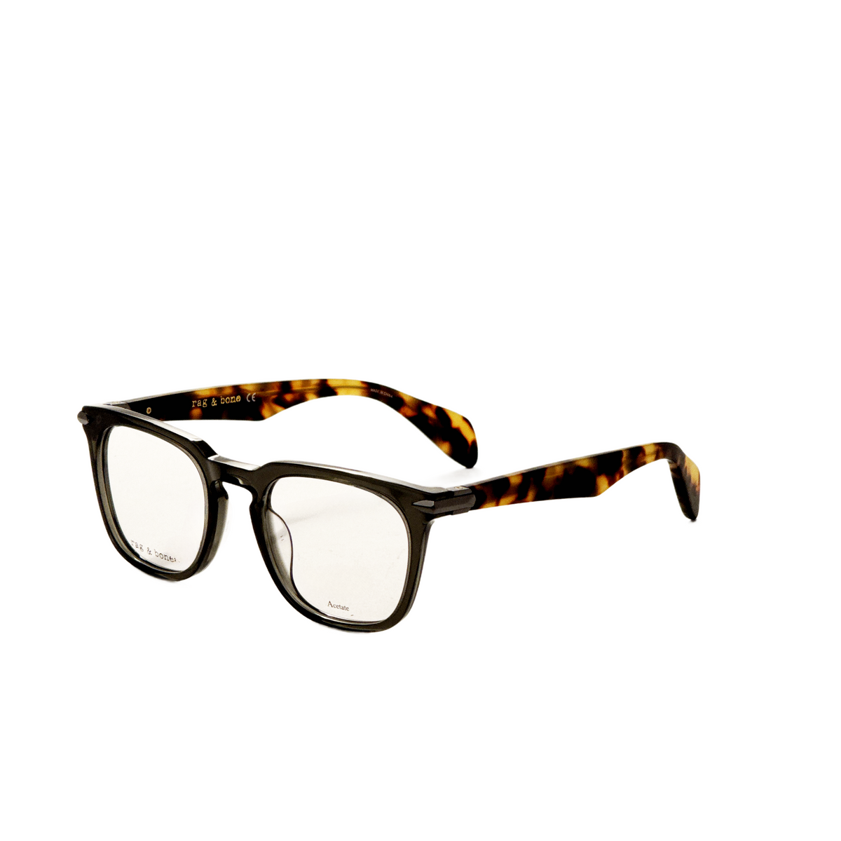 Montura para gafas de hombre 49 mm color caqui