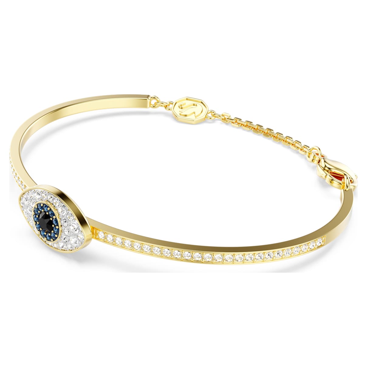 Pulsera color azul y dorado