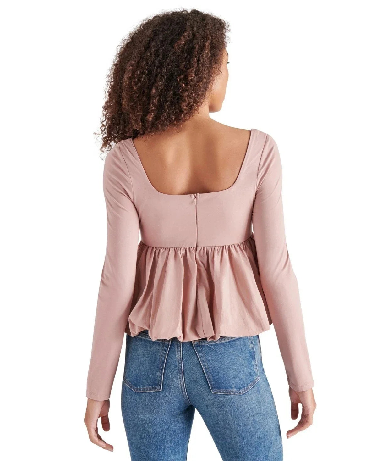 Top de mujer con escote cuadrado con boleros