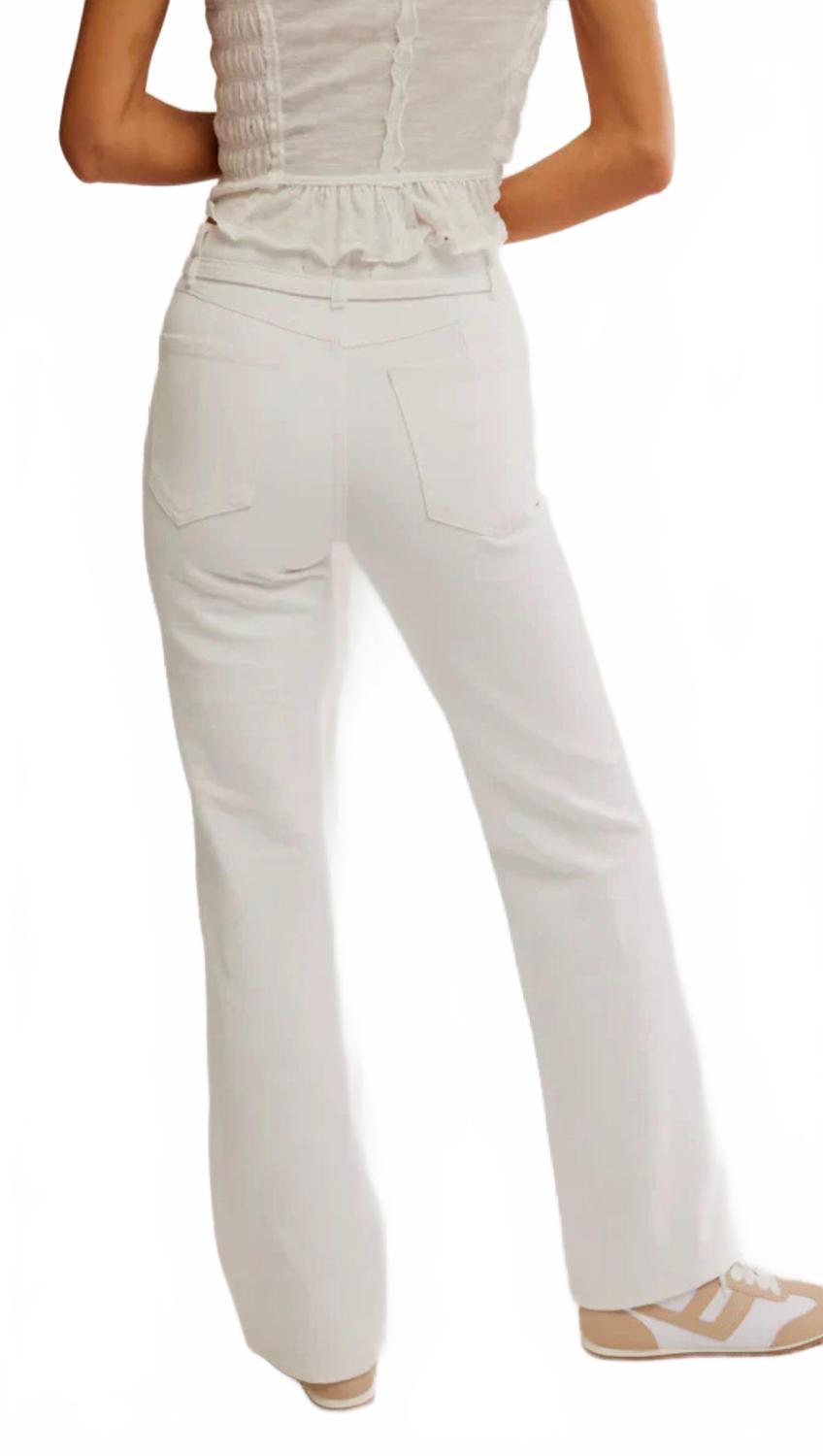 Jean color blanco