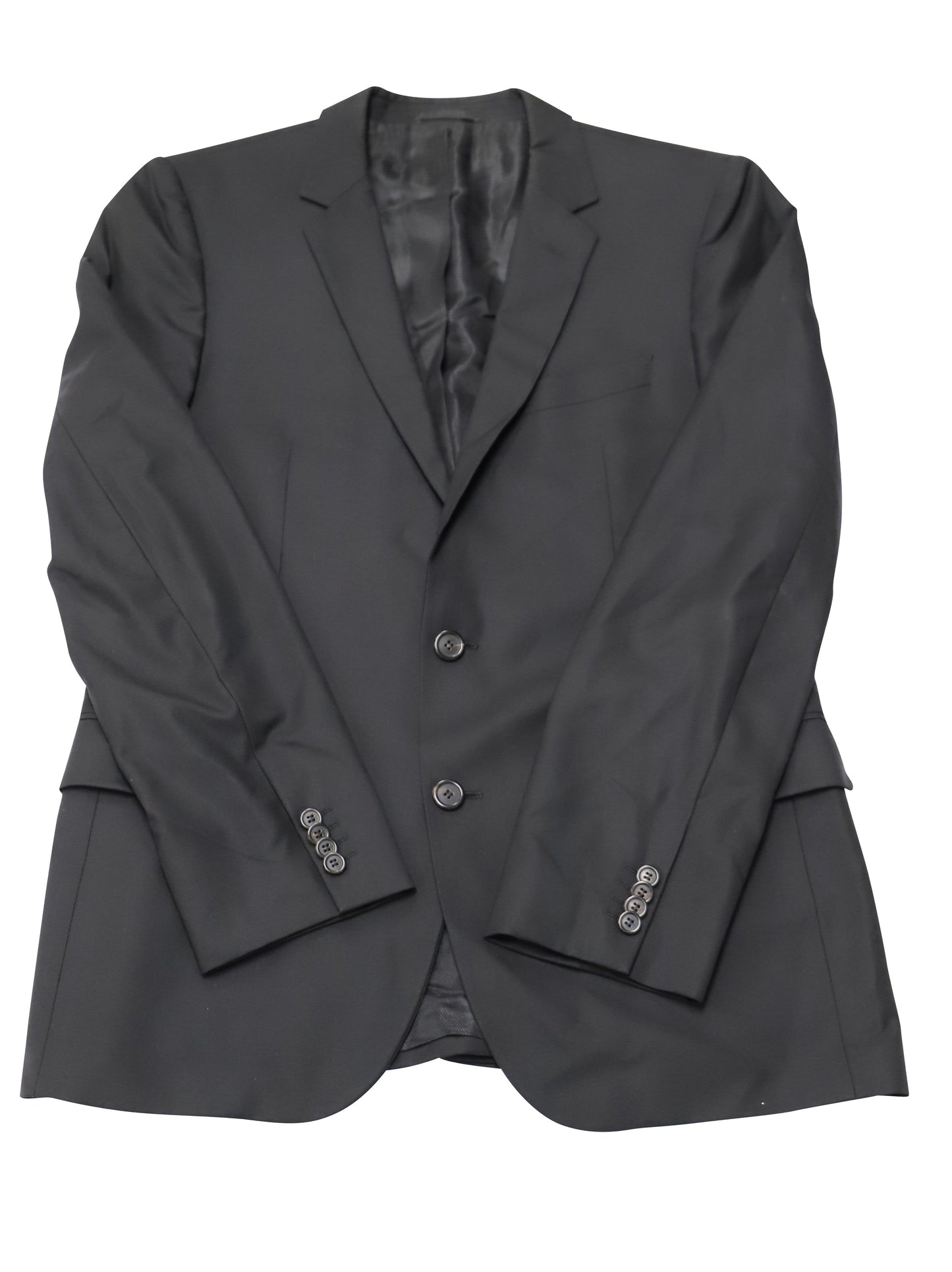Blazer de lana color negro