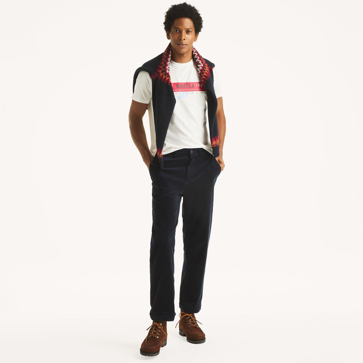 Camiseta de hombre (2 unidades) con estampado
