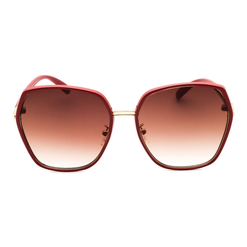 Gafas color café y rojo