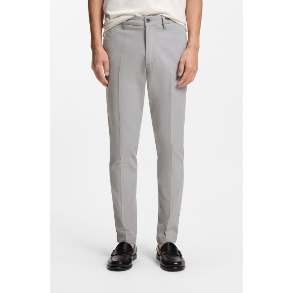 Pantalón de algodón de corte ajustado