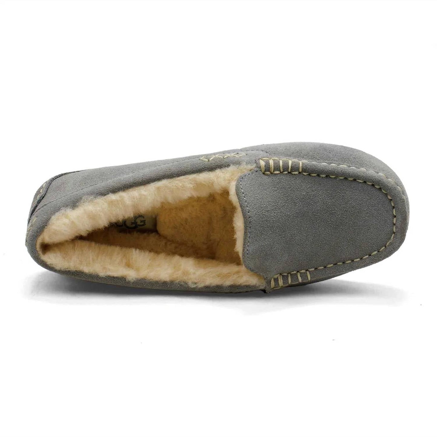 Mocasines de mujer color gris claro