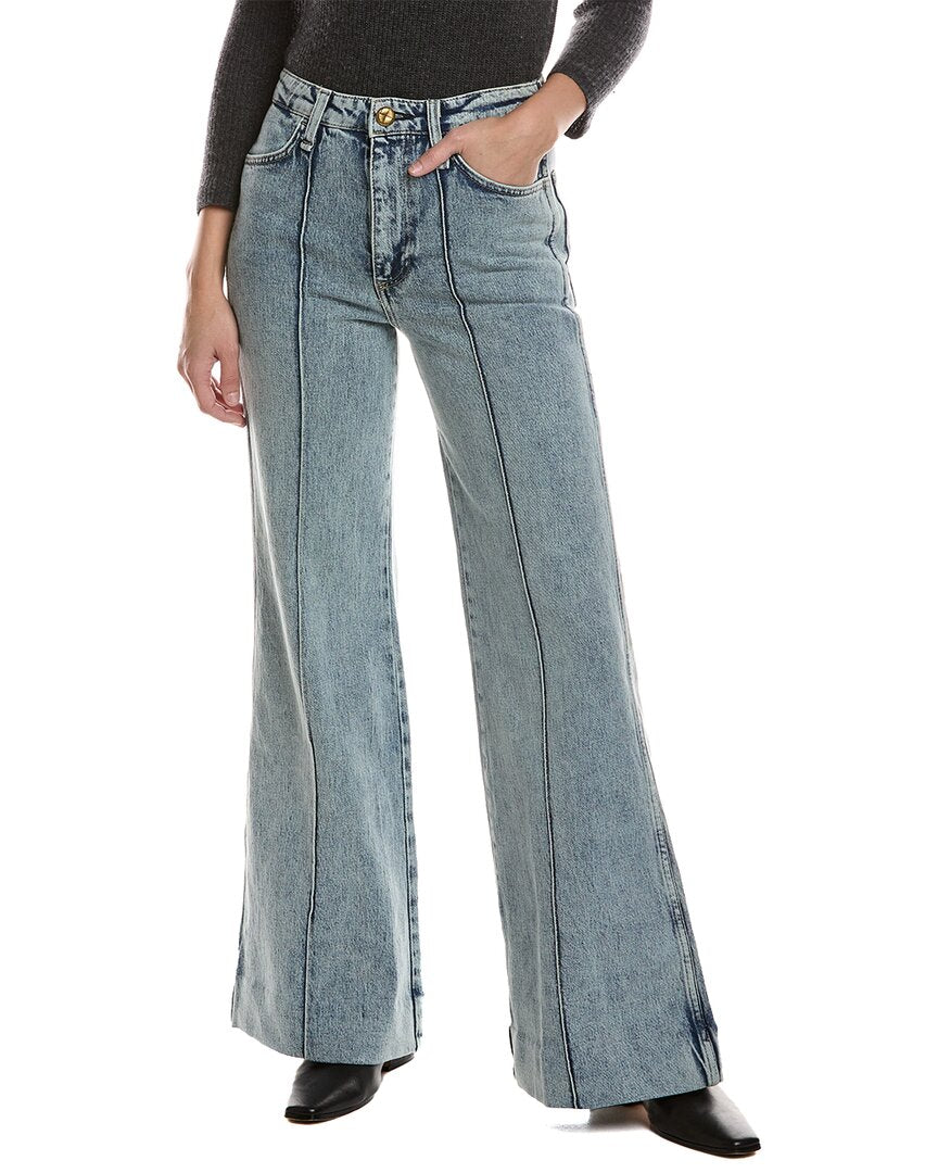 Pantalón de pierna ancha de tiro alto