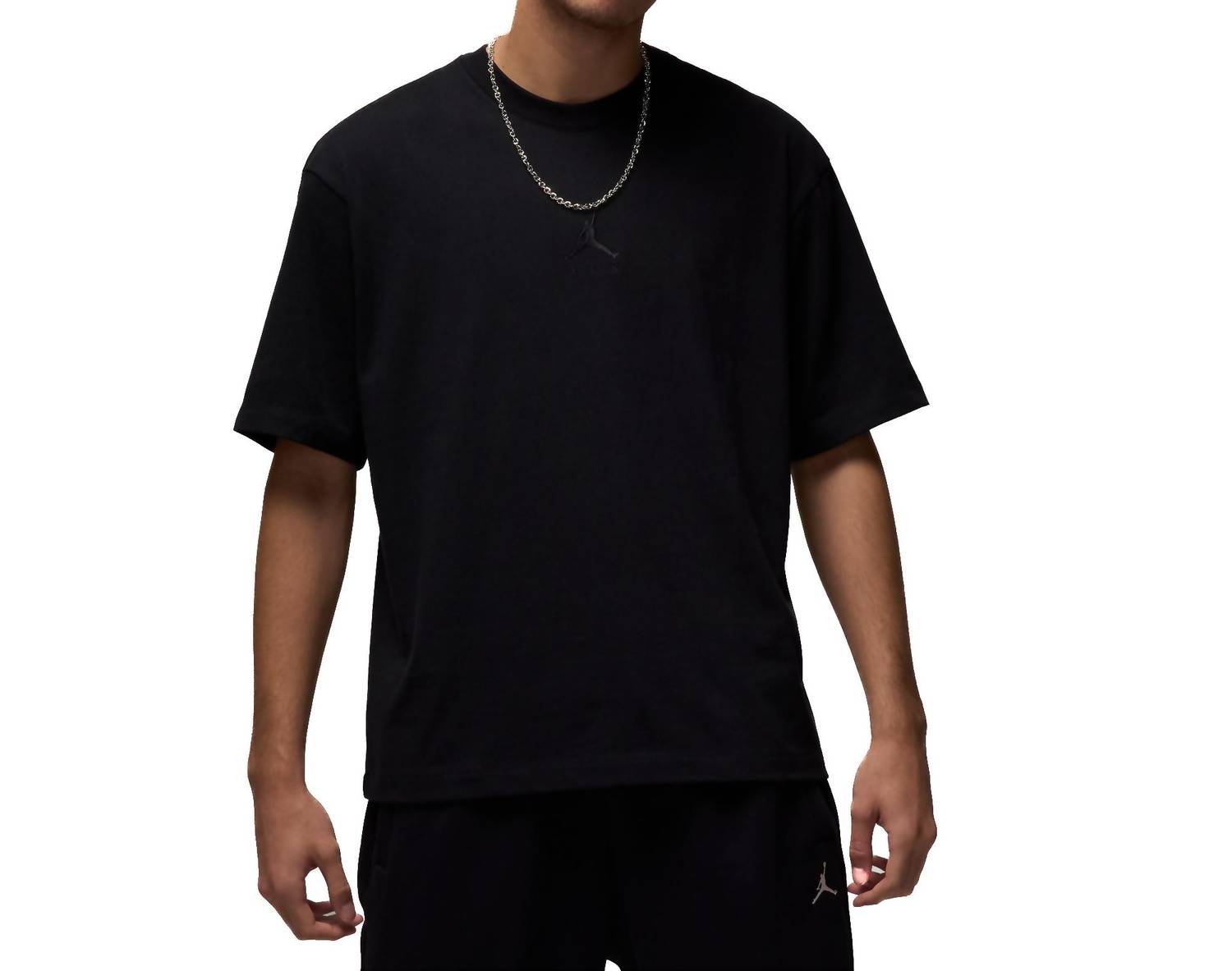 Camiseta de corte amplio color negro