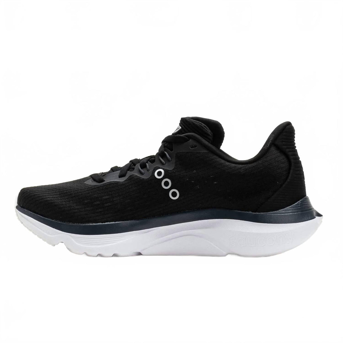 Tenis para correr de hombre color negro y blanco