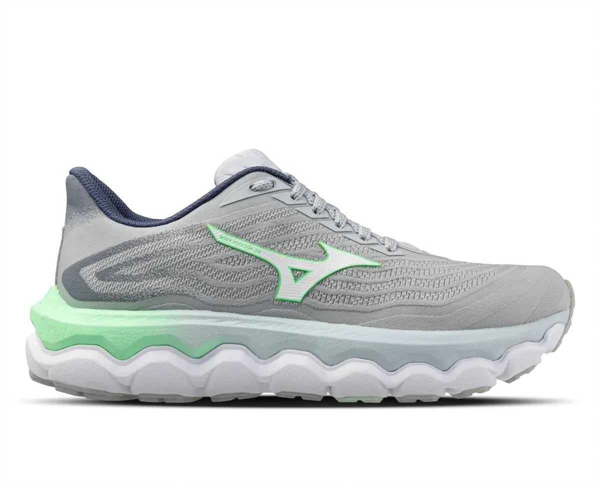 Tenis para correr de mujer color blanco y azul