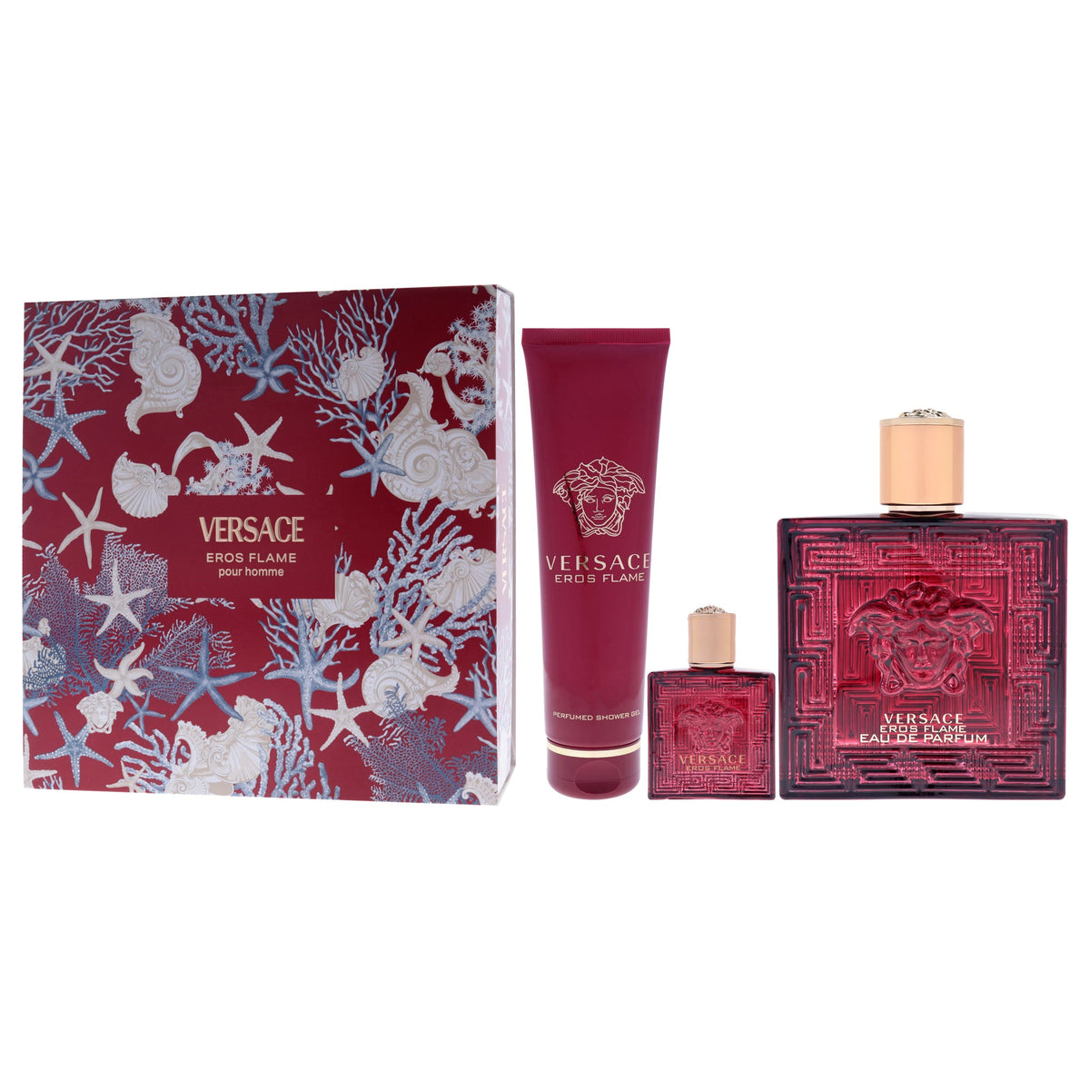 Gel de baño de hombre (3 unidades) 3,4 oz + 0,17 oz + 5 oz