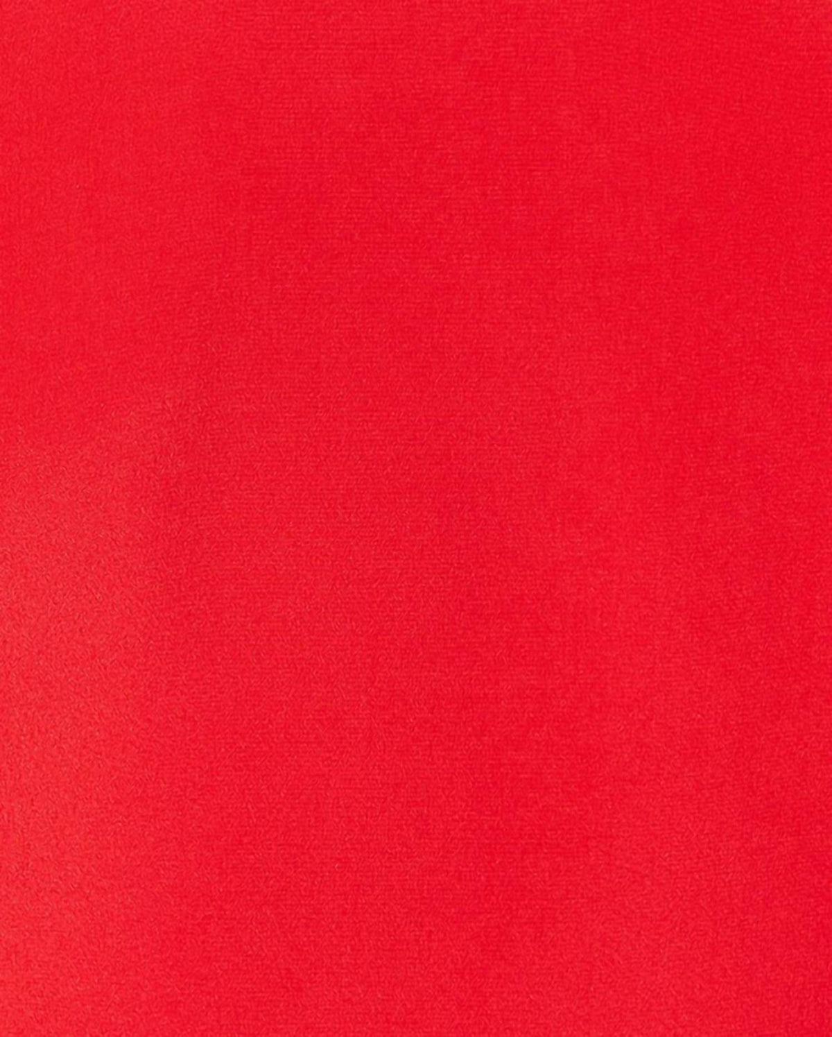 Top de seda de manga larga color rojo