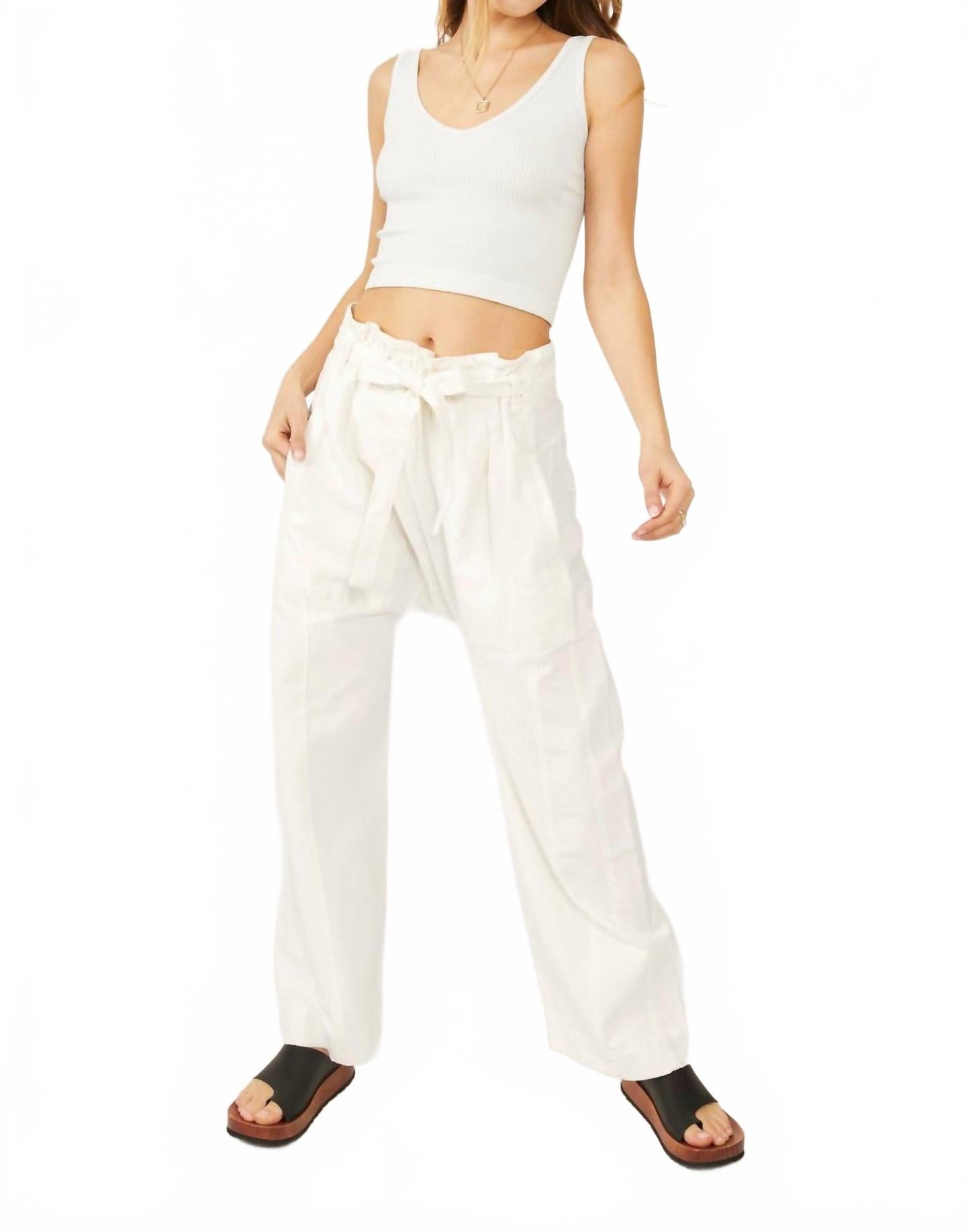 Pantalón de corte recto