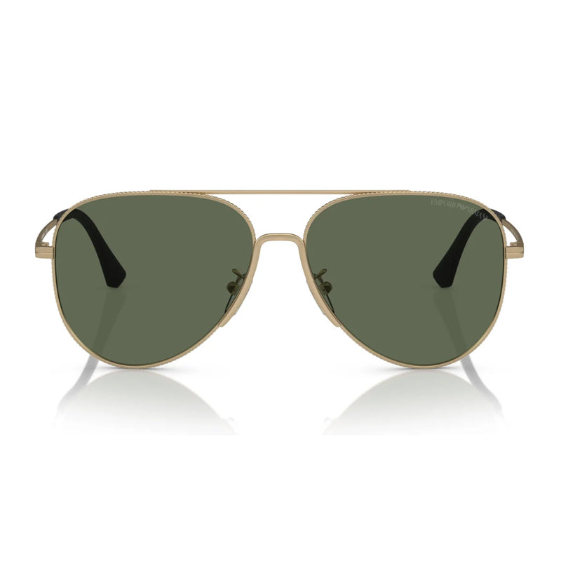 Gafas color verde y dorado