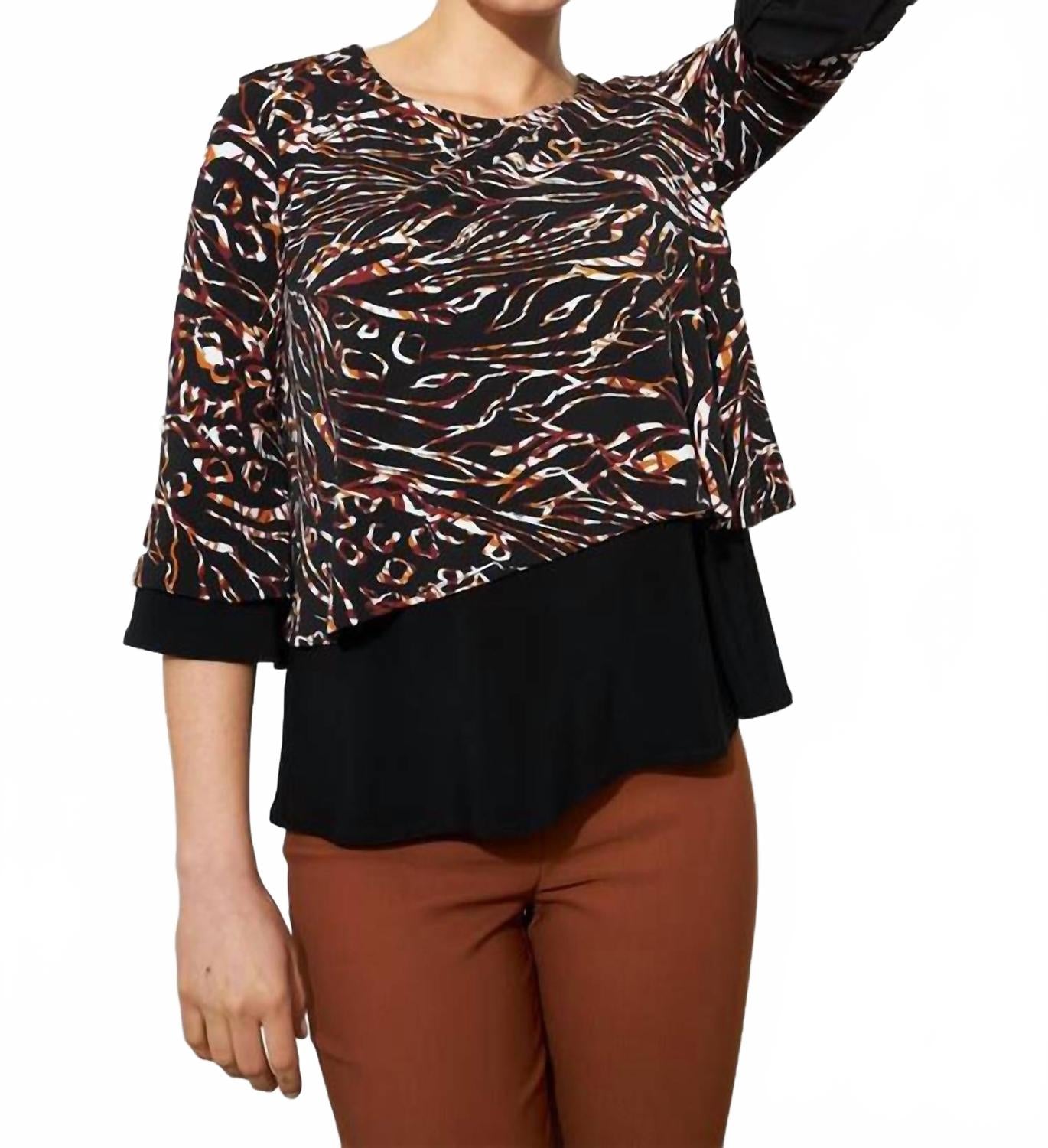 Top color negro