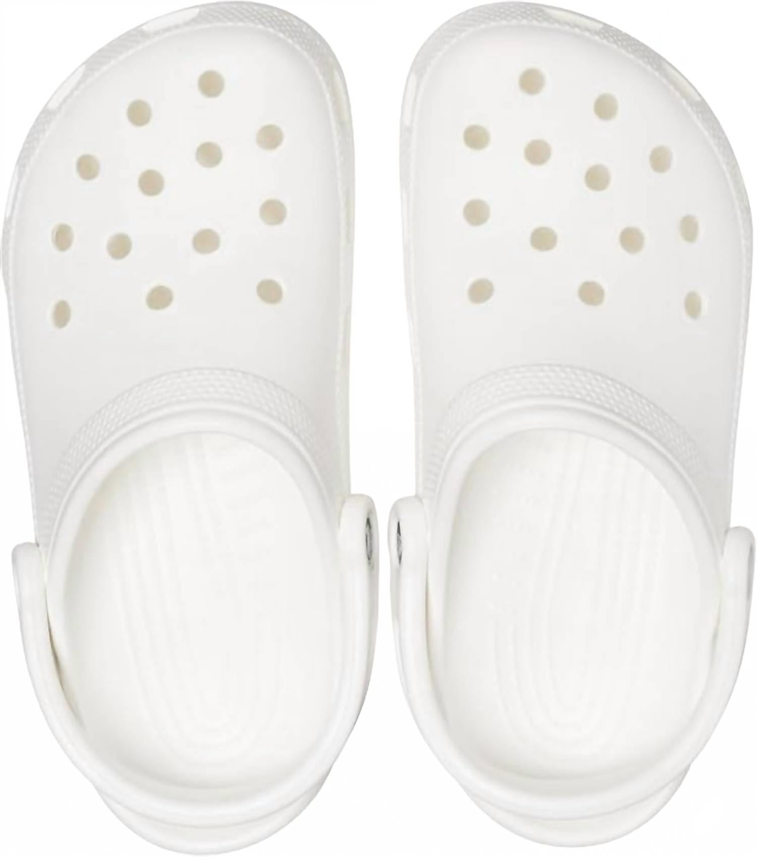 Zuecos de hombre color blanco
