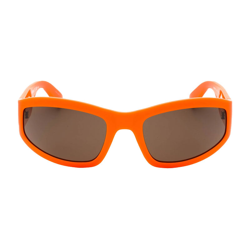 Gafas color café y naranja
