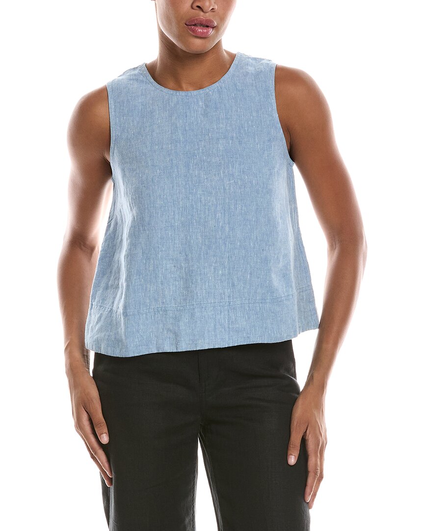 Camiseta sin mangas de lino