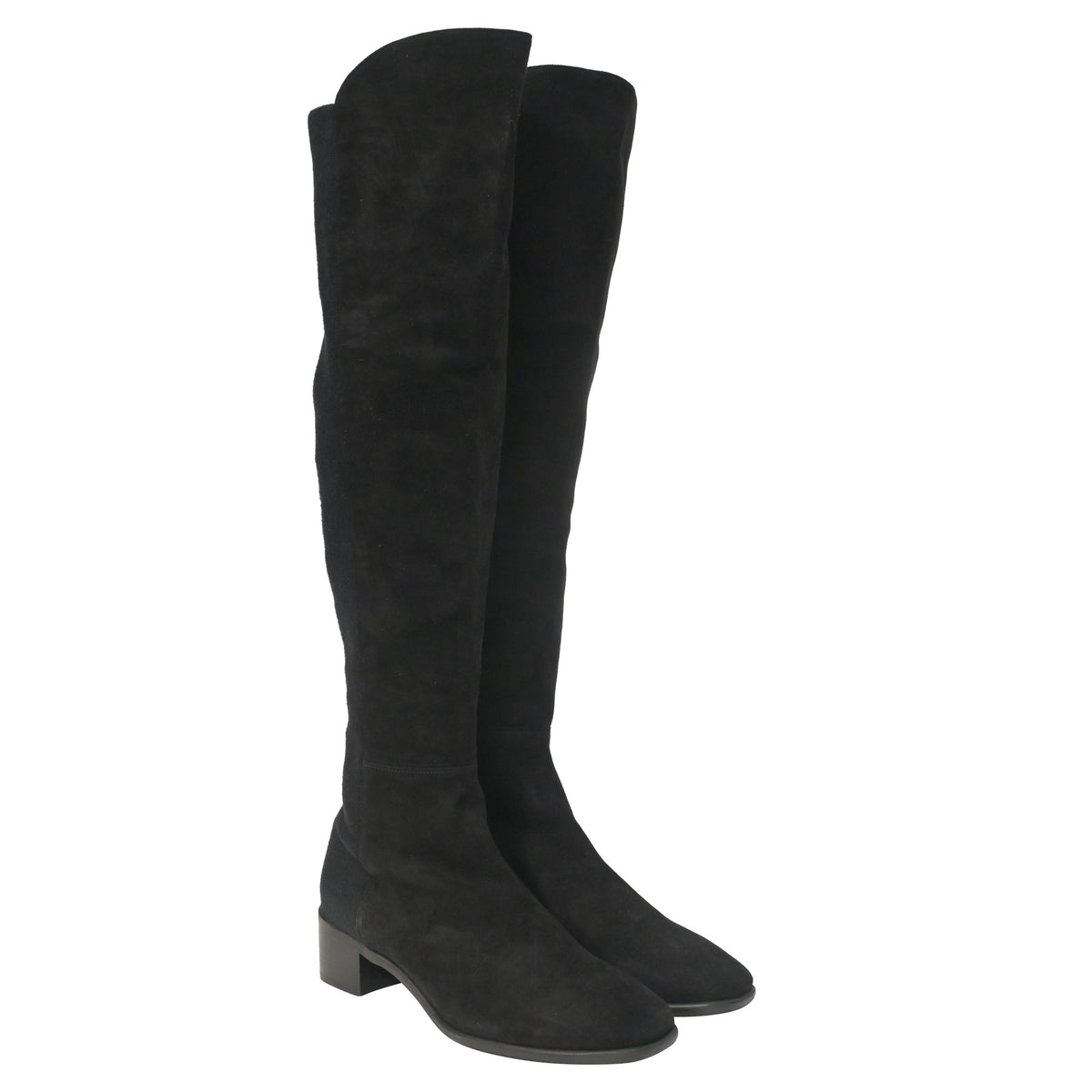 Botas de gamuza color negro