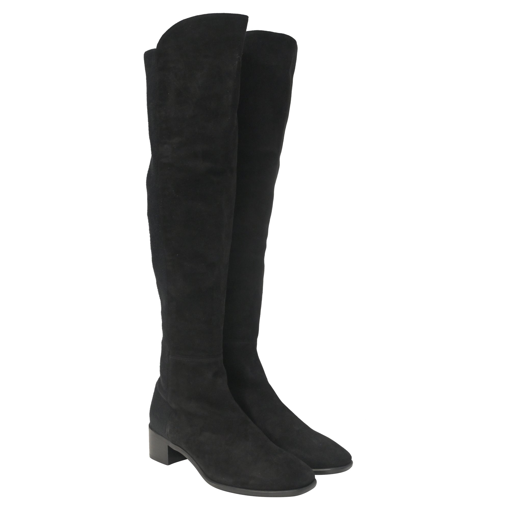 Botas de gamuza color negro