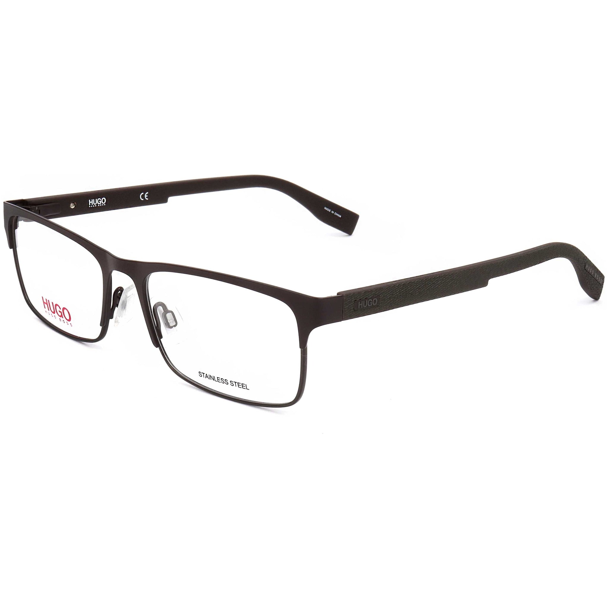 Montura para gafas de hombre 56 mm color café