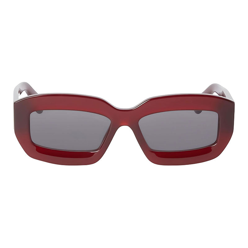 Gafas color gris oscuro y vinotinto