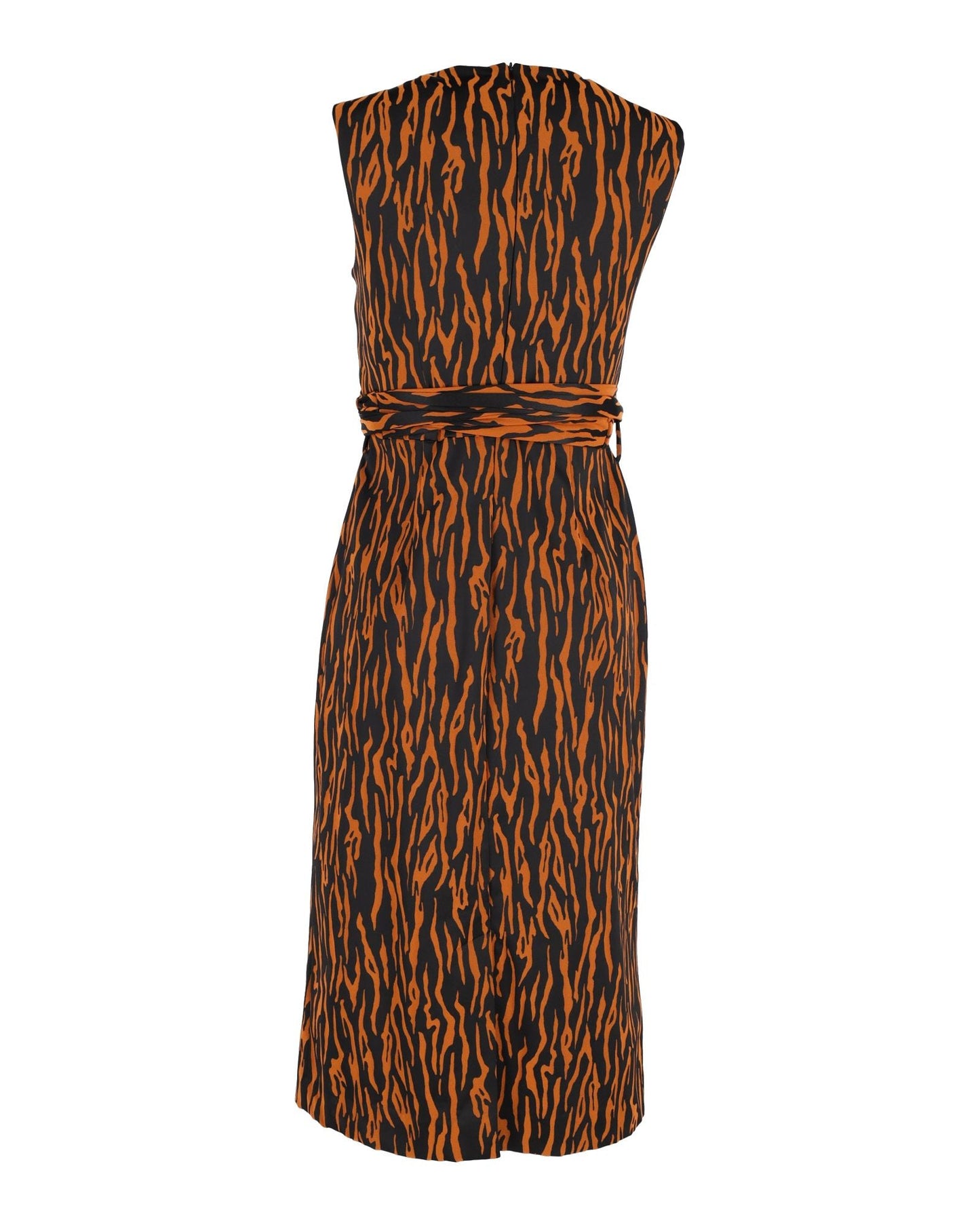 Vestido sin mangas color naranja