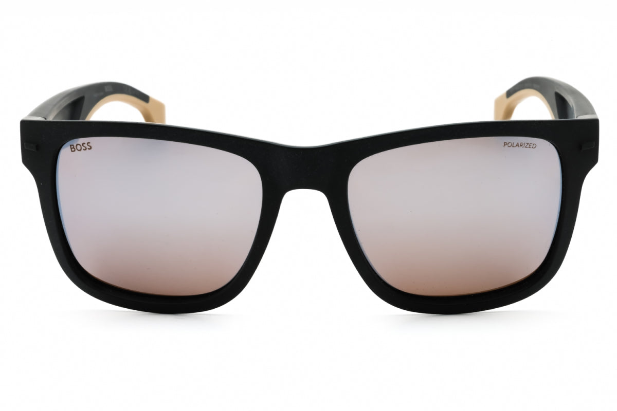Gafas con lentes polarizados color negro y beige