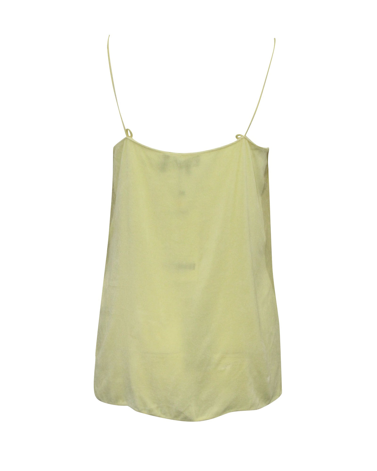 Camiseta sin mangas color amarillo