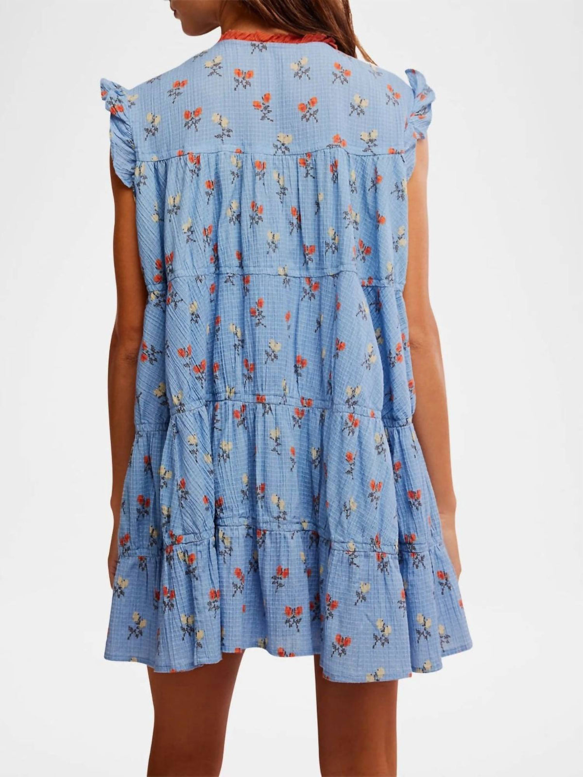 Vestido corto color azul