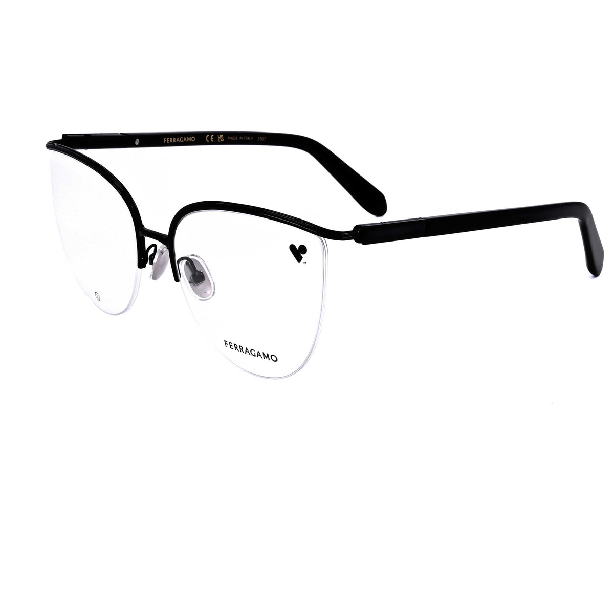 Montura para gafas de mujer 56 mm color negro